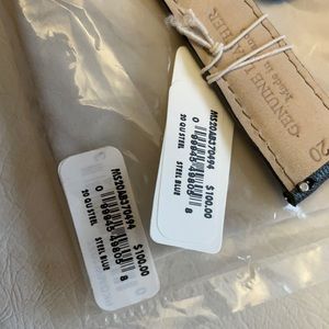 NWT Michele Leather Band